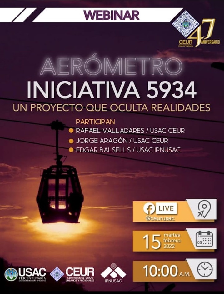 Aerometro, iniciativa 5934, un proyecto que oculta realidades #CEUR 15/febrero/2022
