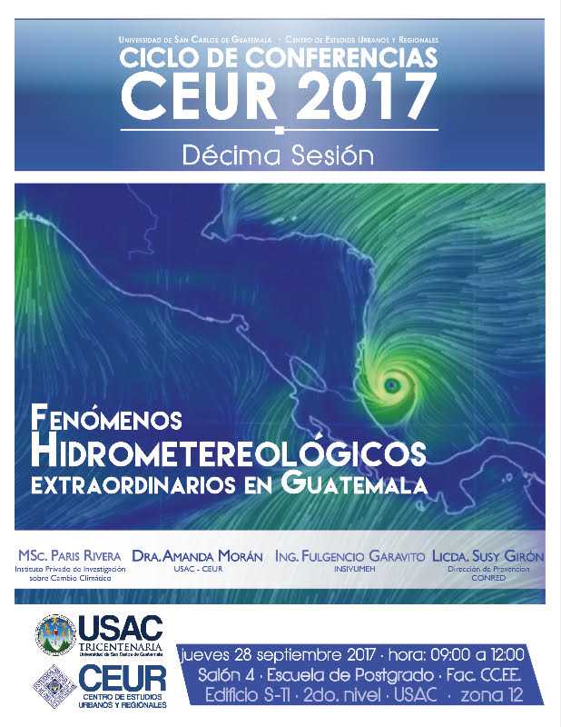 Conferencia: Fenómenos Hirometeorolágicos. 28/Sept/2017 #CEUR