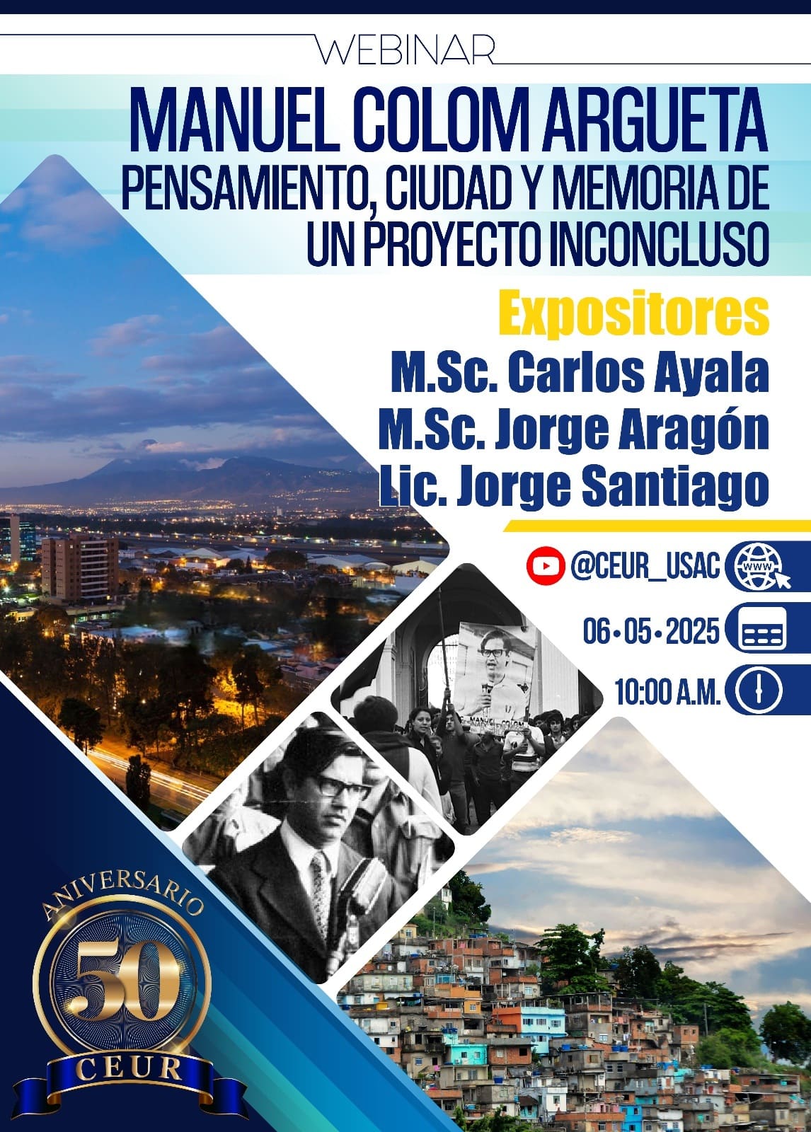 Manuel Colom Argueta, pensamiento, ciudad y memoria de un proyecto inconcluso