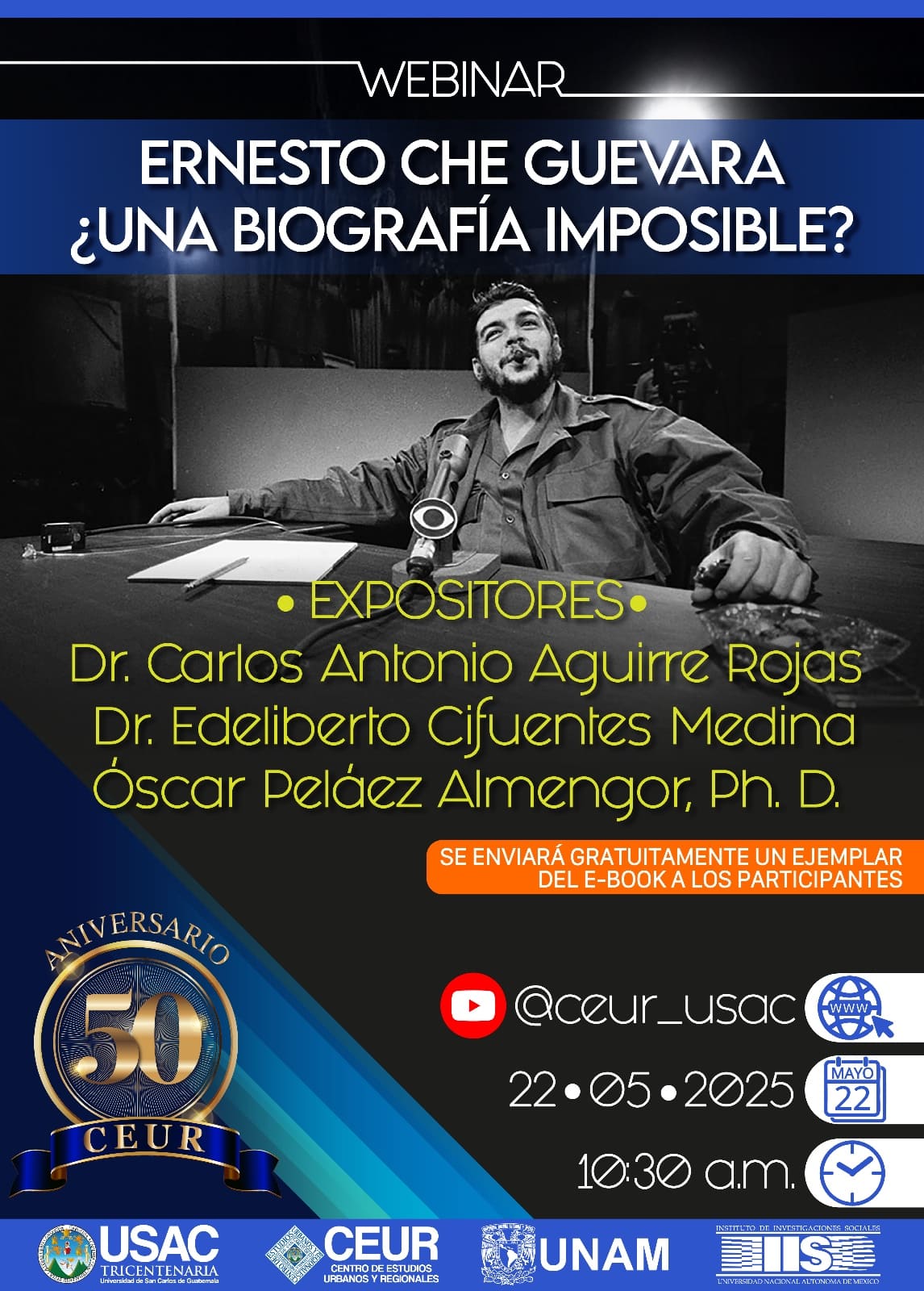 Webinar: Ernesto Che Guevara ¿Una biografía imposible?