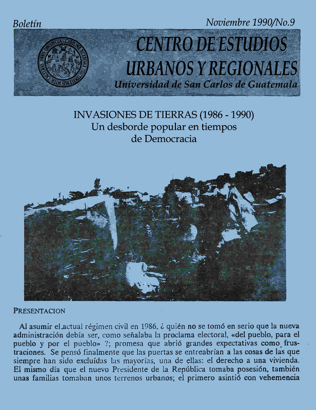 Invasiones de tierras 1986-1990: Un desborde popular en tiempos de democracia 
