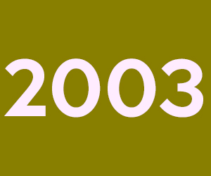 Proyectos, año 2003